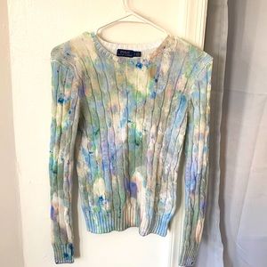 One of a kind Polo cableknit sweater